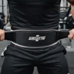 Exercise belt in black color