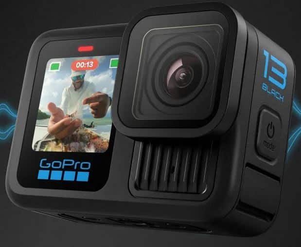 GoPro HERO 13 Black closeup shot. 